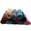 Solid Color Polyester Satin Scarf for Lady